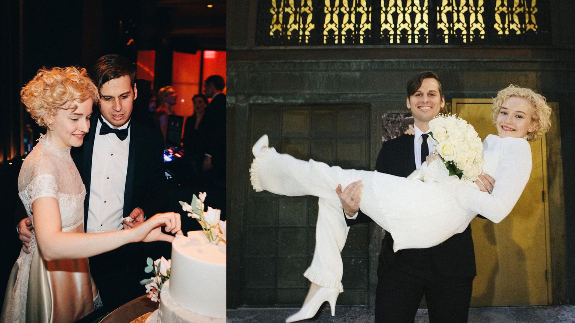 O casamento de Julia Garner e Mark Foster