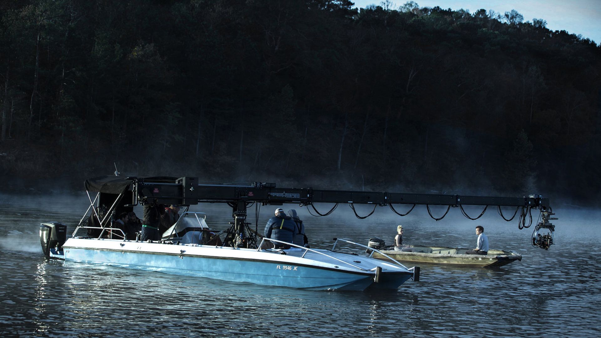 Fotografias das filmagens da série 'Ozark'