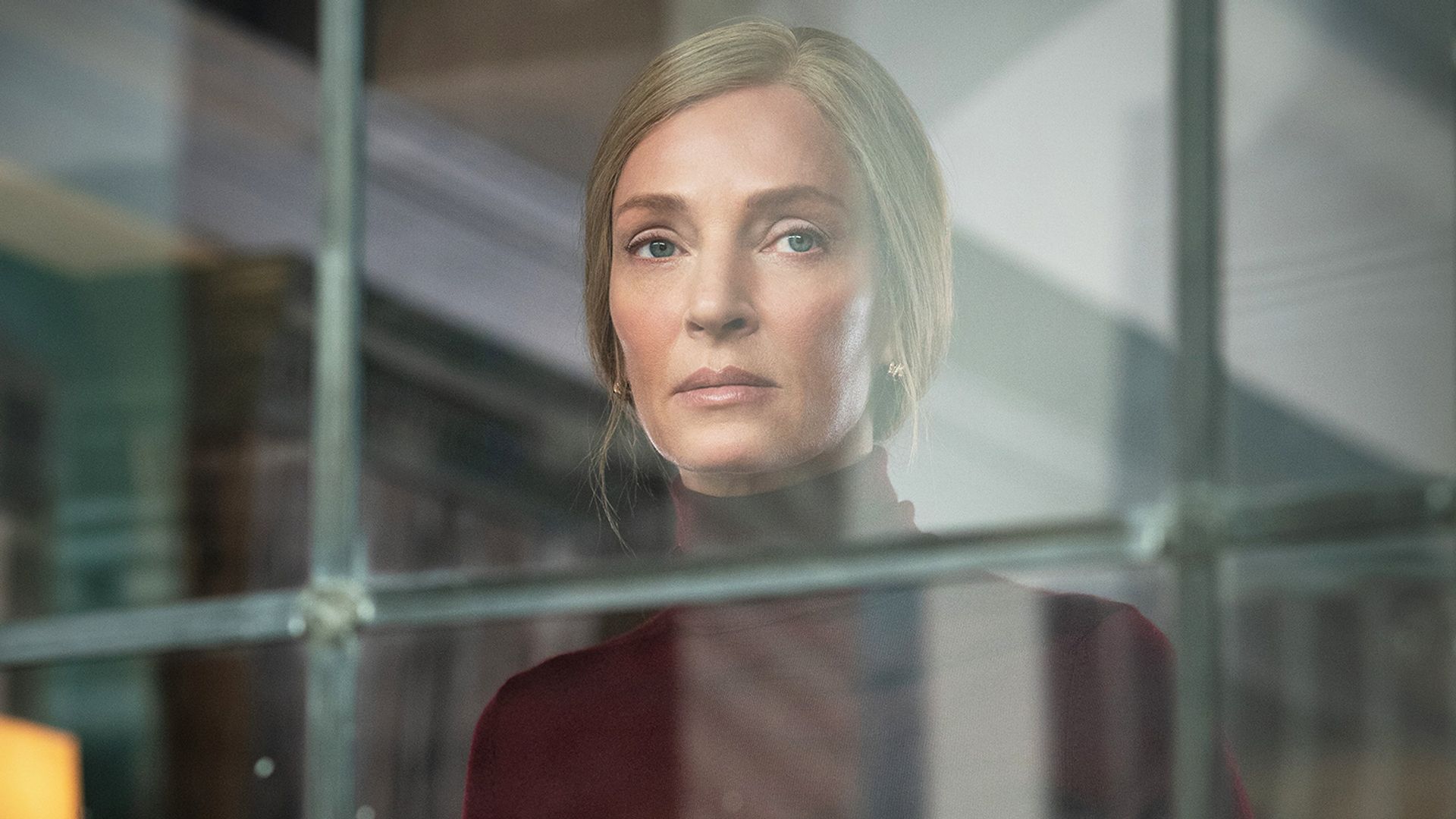 Uma Thurman na série "Suspicion"