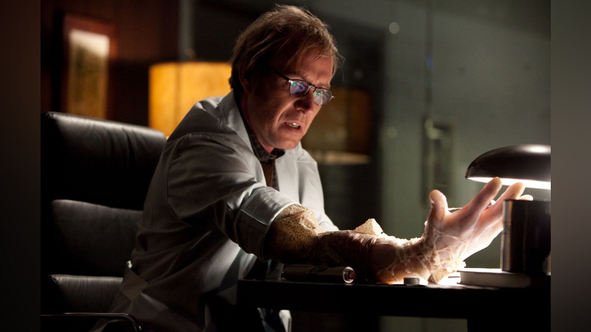 Rhys Evans no filme "The Amazing Spider-Man"