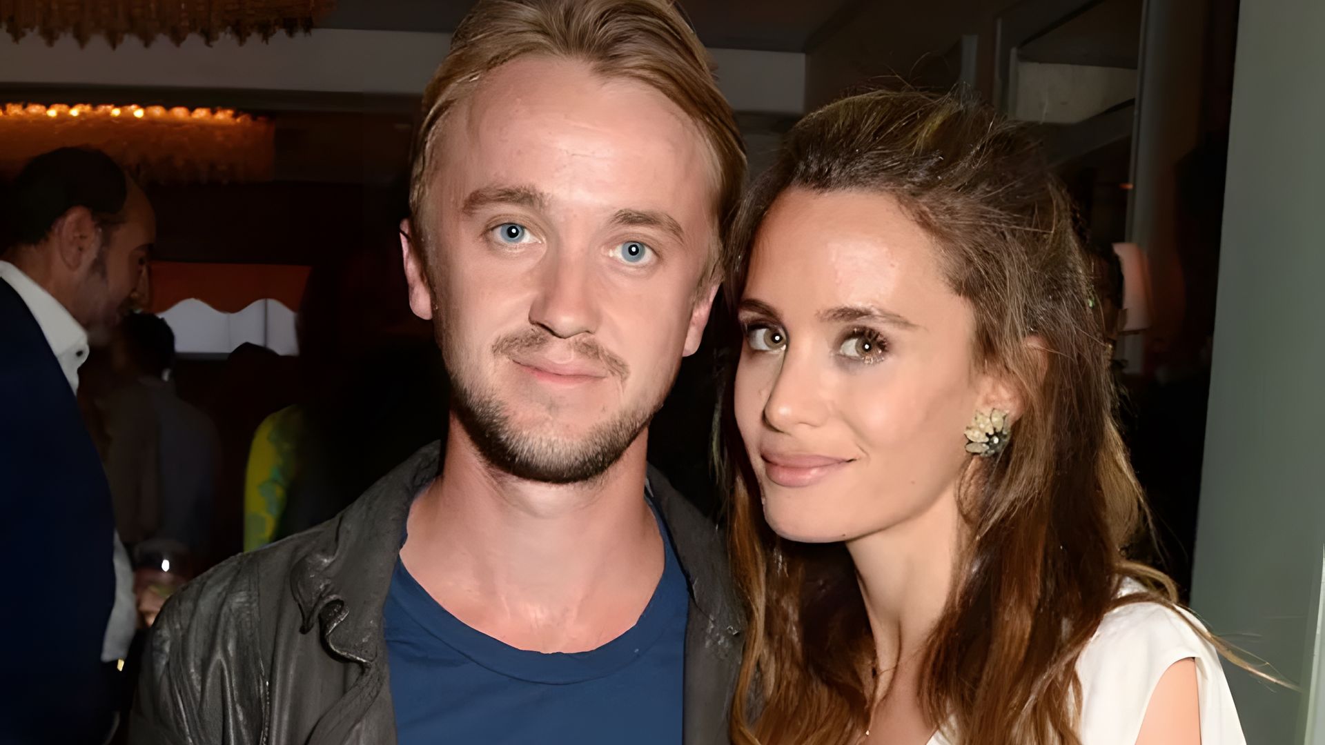 Tom Felton com Jade Gordon