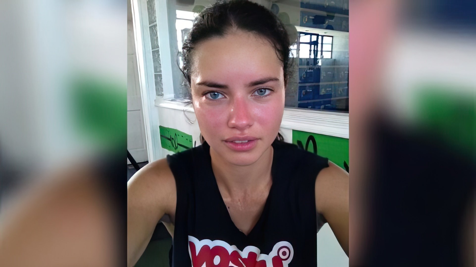 Adriana Lima sem maquilhagem