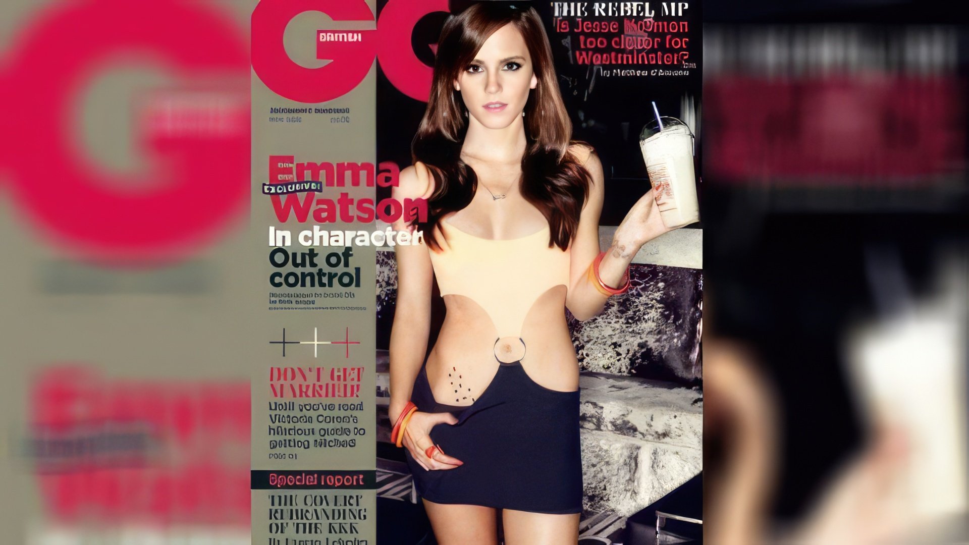 Emma Watson no estilo de Julia Roberts