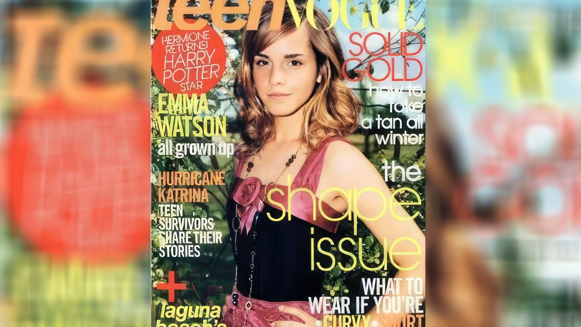 Primeira sessão fotográfica de Emma Watson para a Teen Vogue