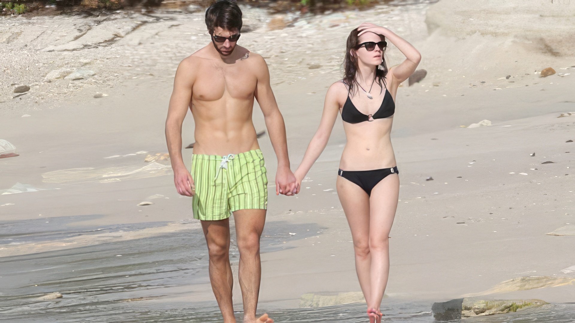 Emma Watson e o seu ex-namorado Matthew Janney