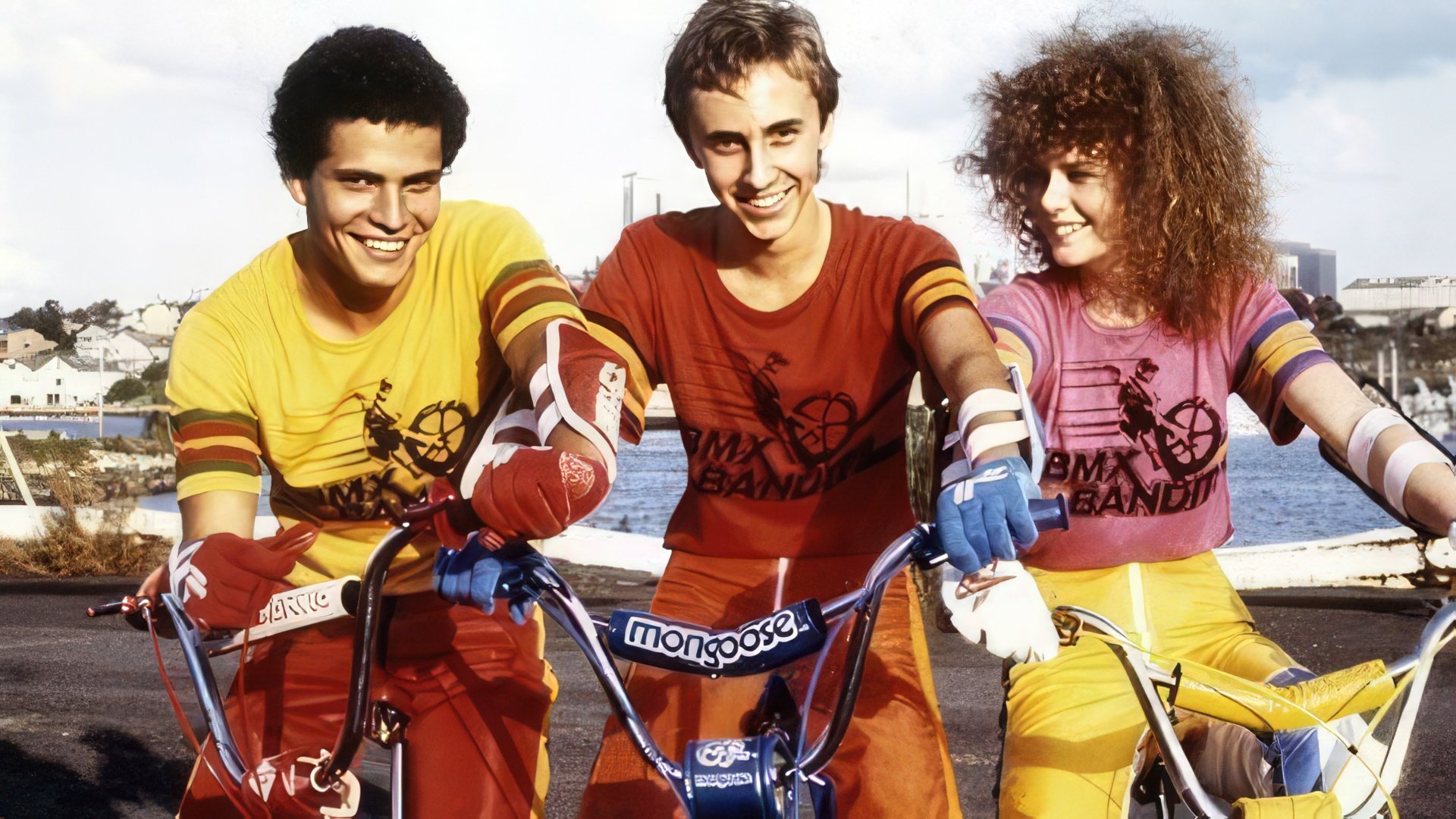 Uma cena do filme "BMX Bandits"