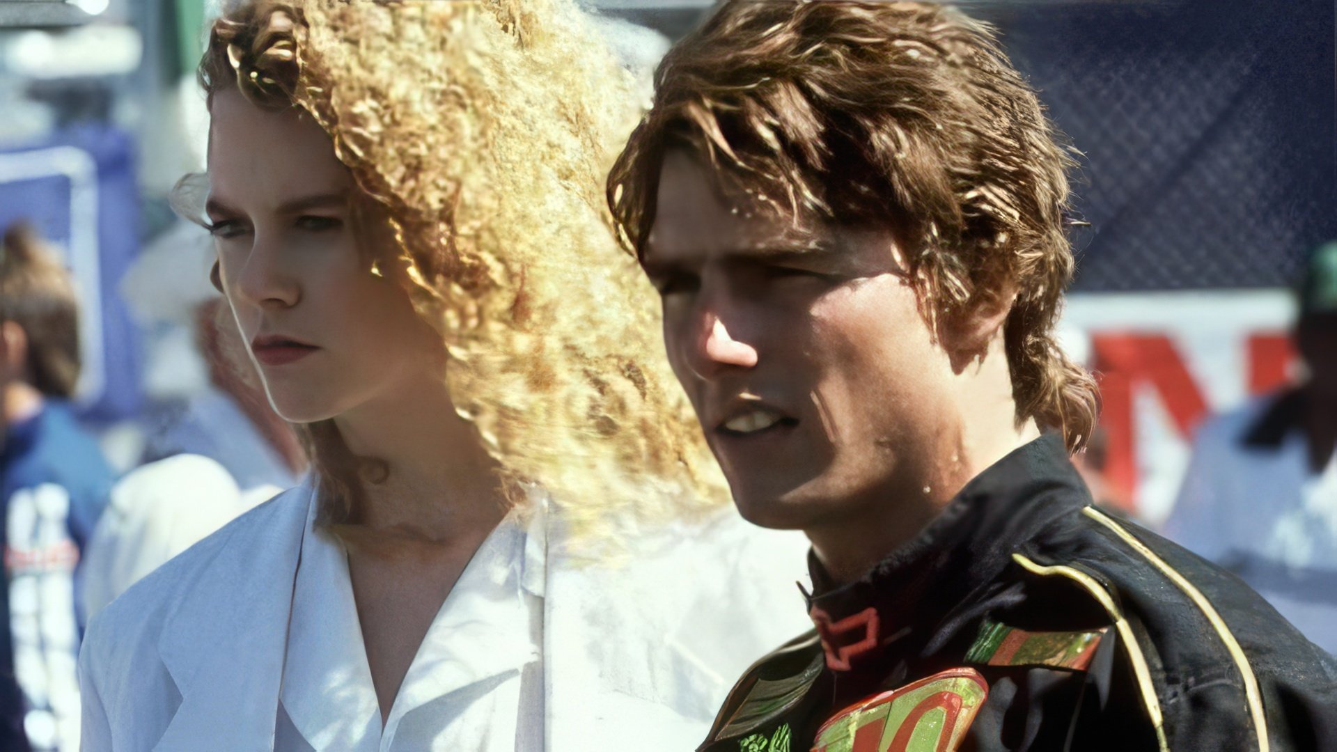 Uma cena do filme Days of Thunder