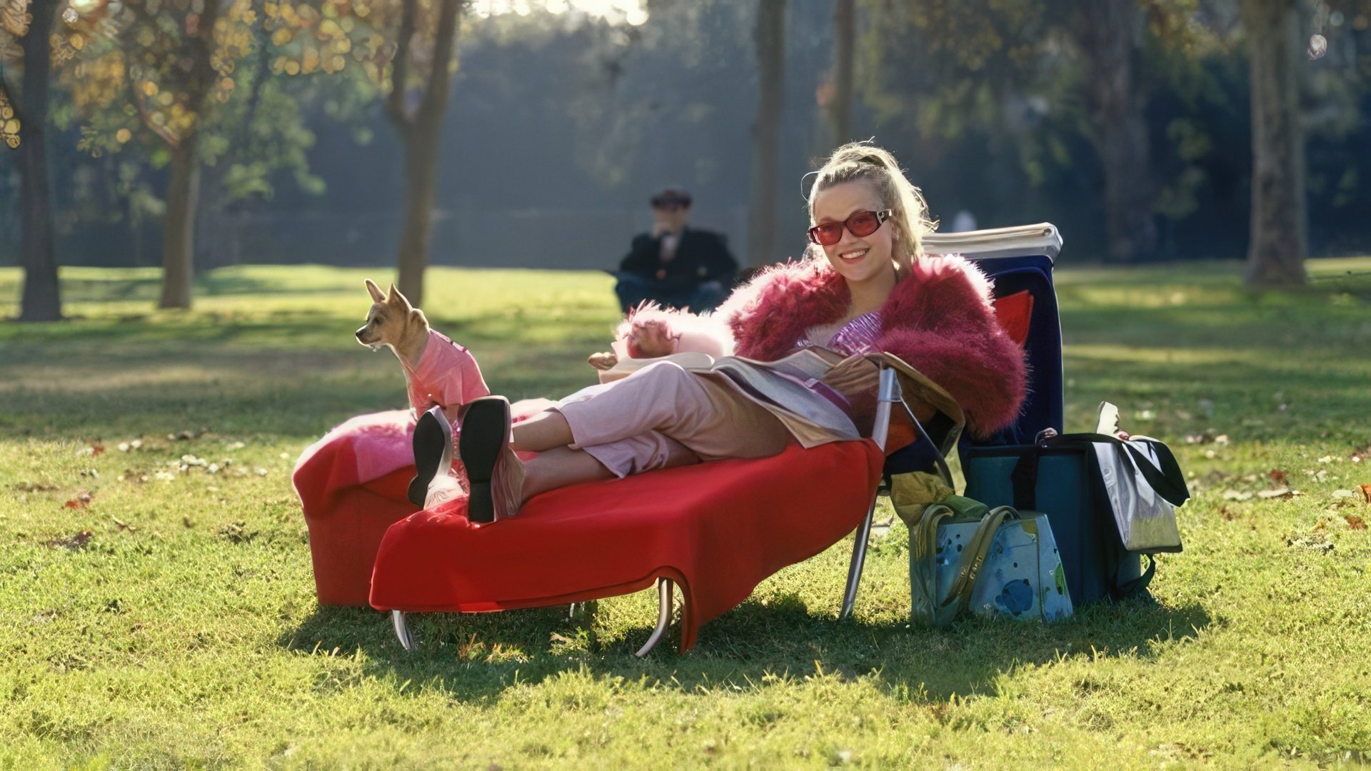 Reese Witherspoon como a glamorosa advogada Elle Woods