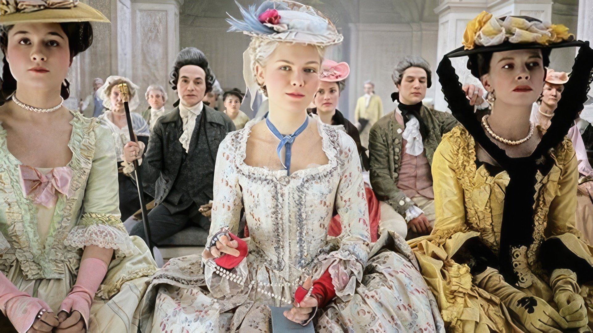 Kirsten Dunst em "Marie Antoinette"