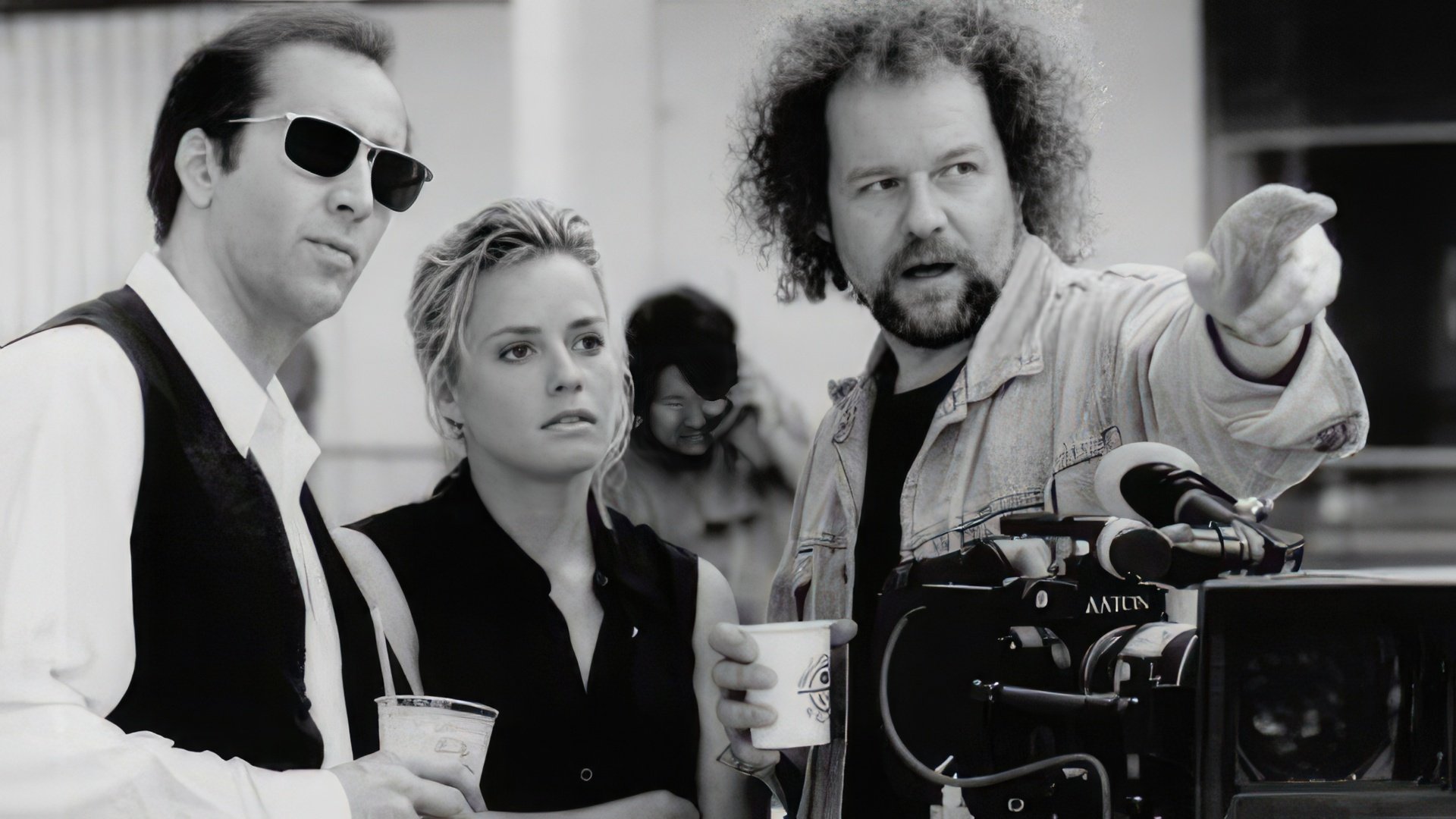 Fotografias das filmagens do drama 'Leaving Las Vegas'