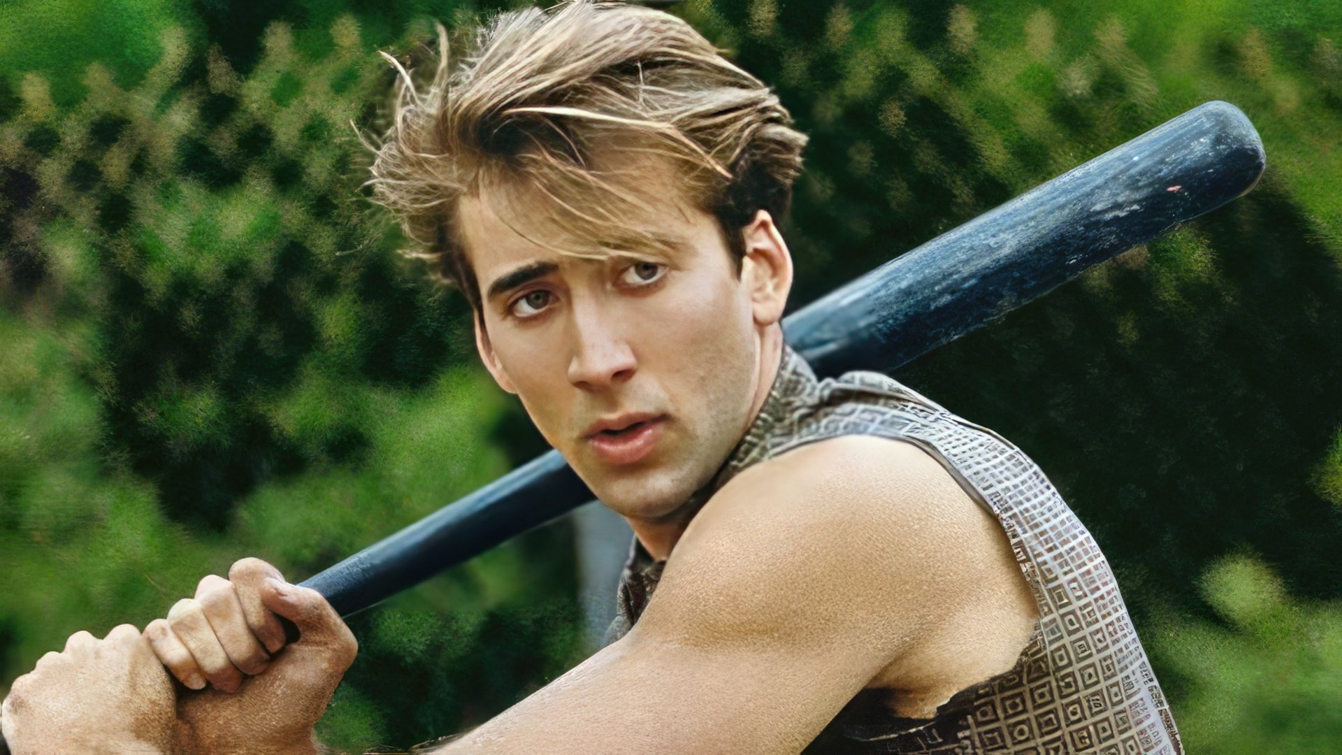 O jovem Nicolas Cage no filme 'Birdy'