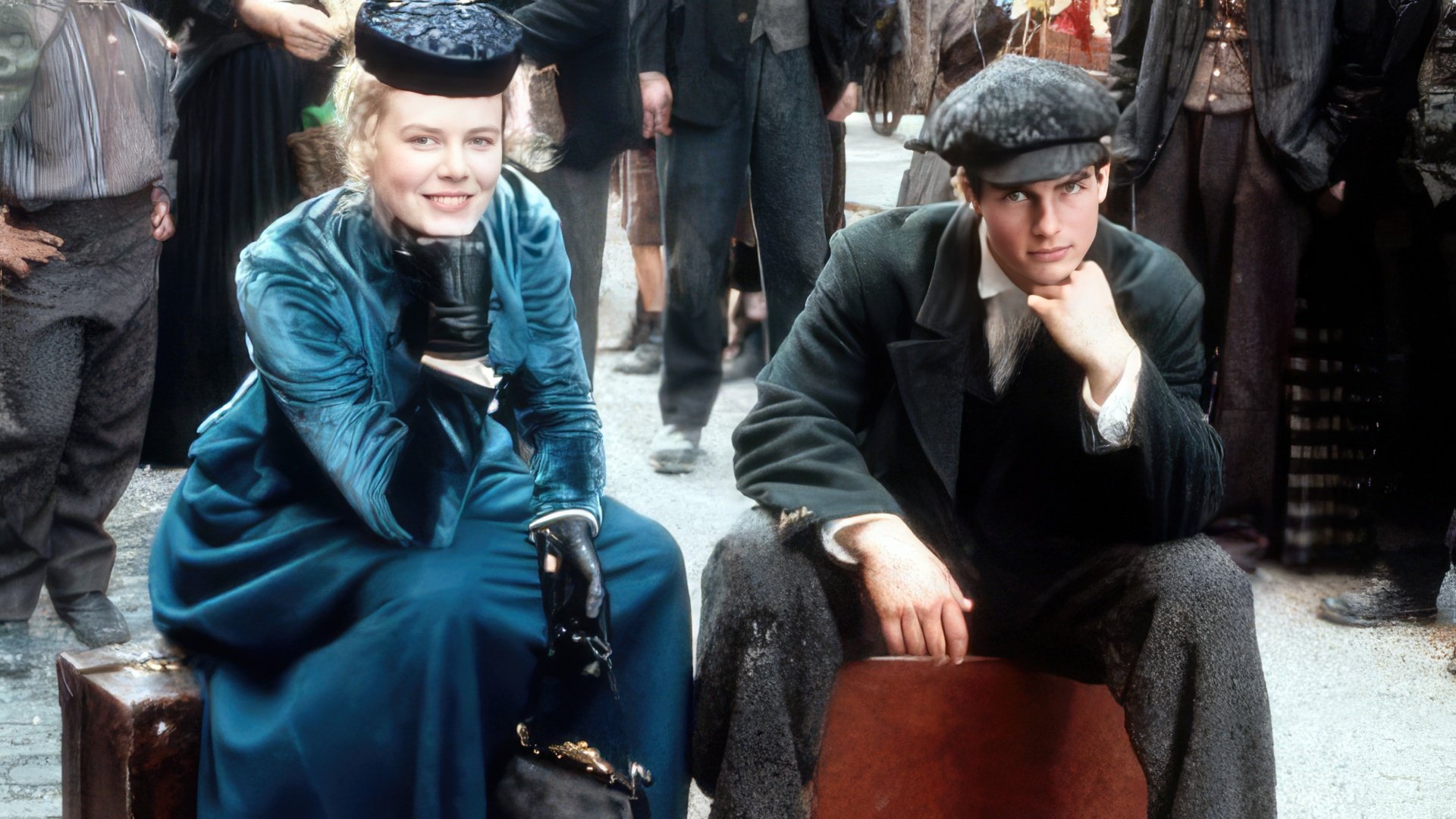 Uma cena do filme 'Far and Away'
