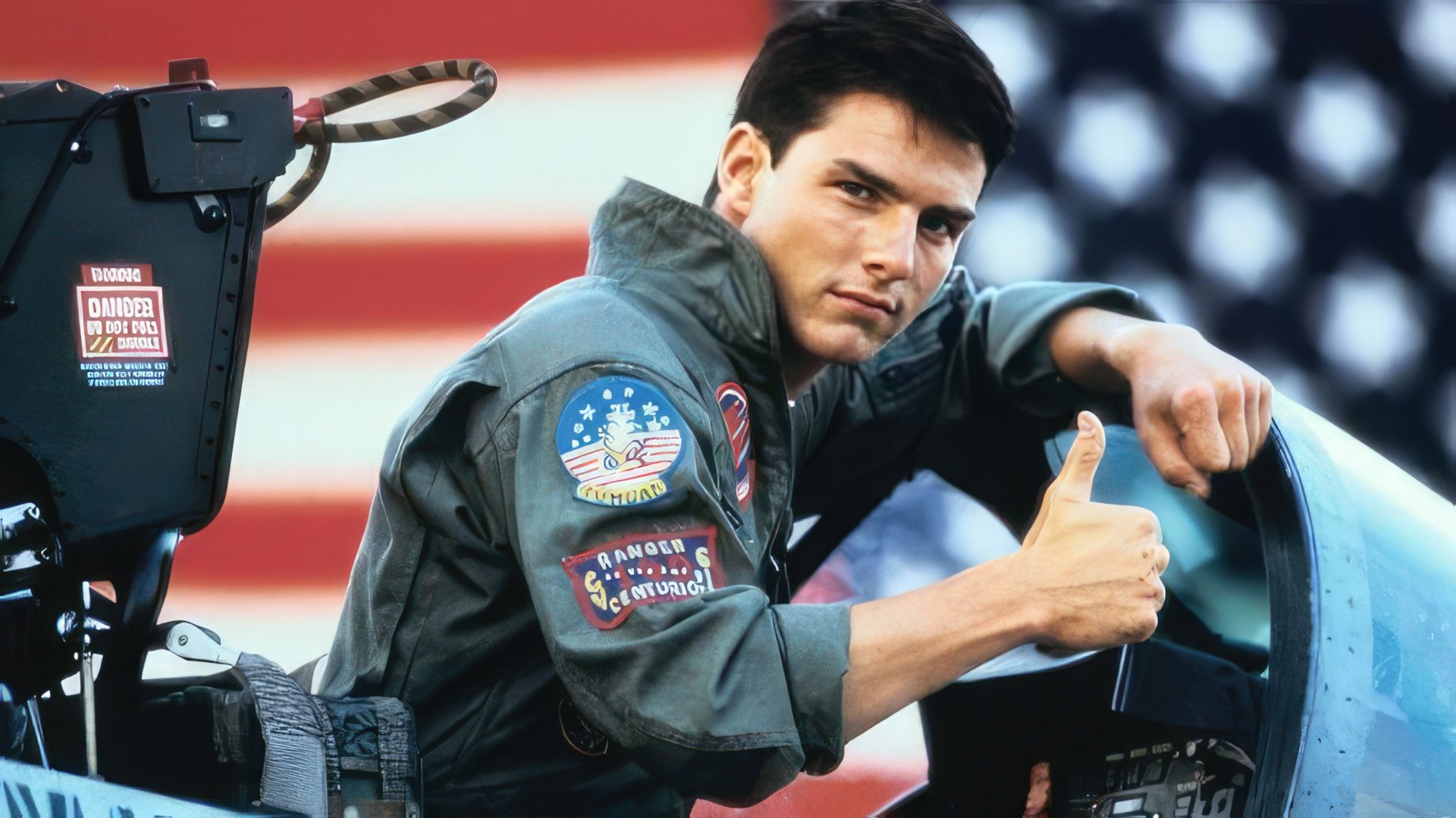 Uma cena do filme Top Gun