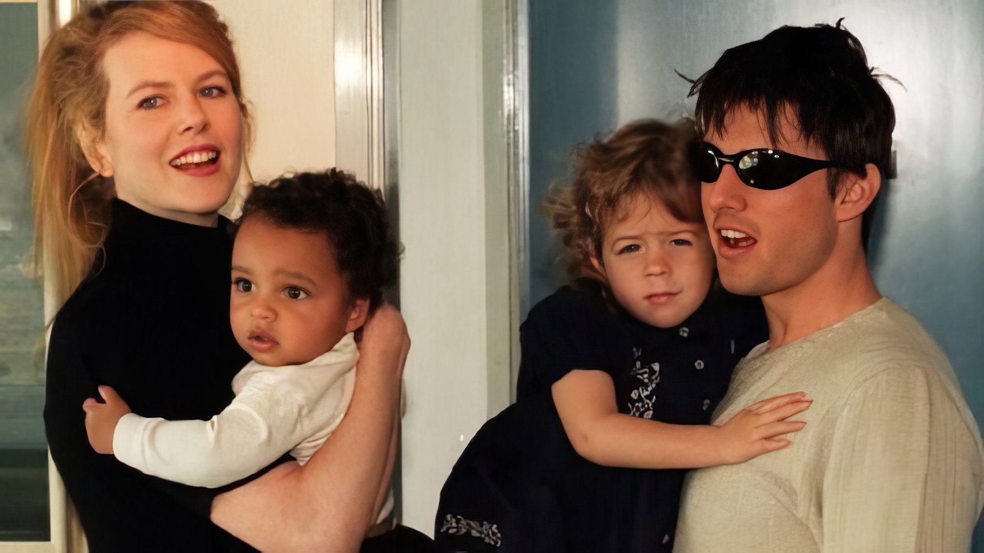 Os filhos de Kidman e Cruise são adotados