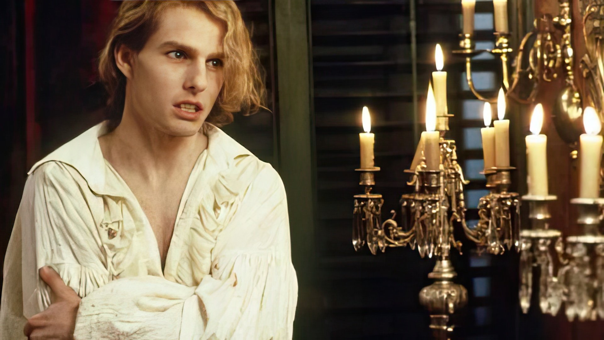 Tom Cruise no filme 'Interview with the Vampire'