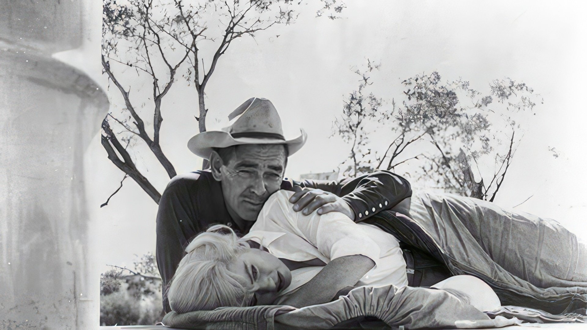 Marilyn Monroe e Clark Gable no filme The Misfits