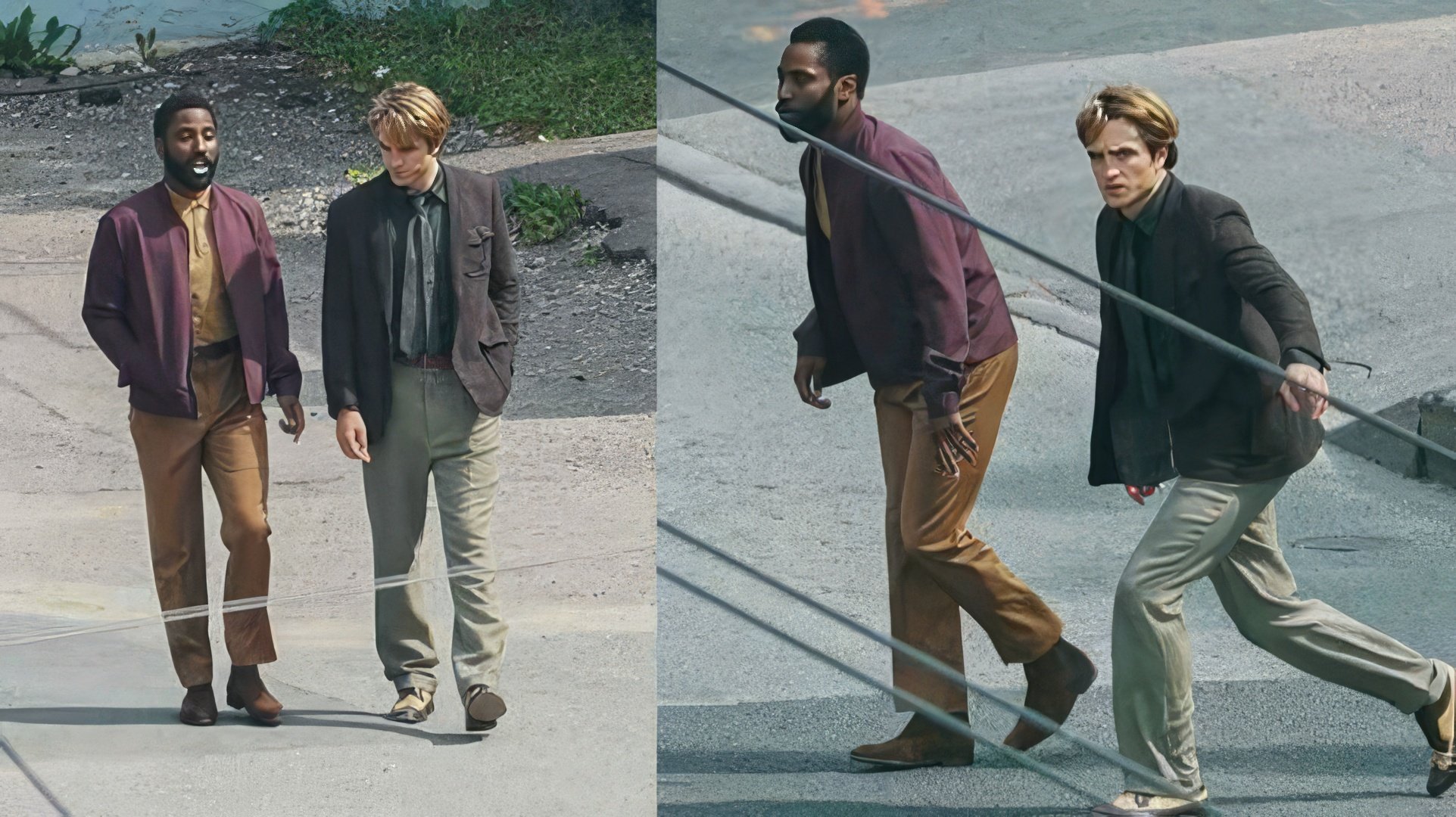 No set de "Tenet"