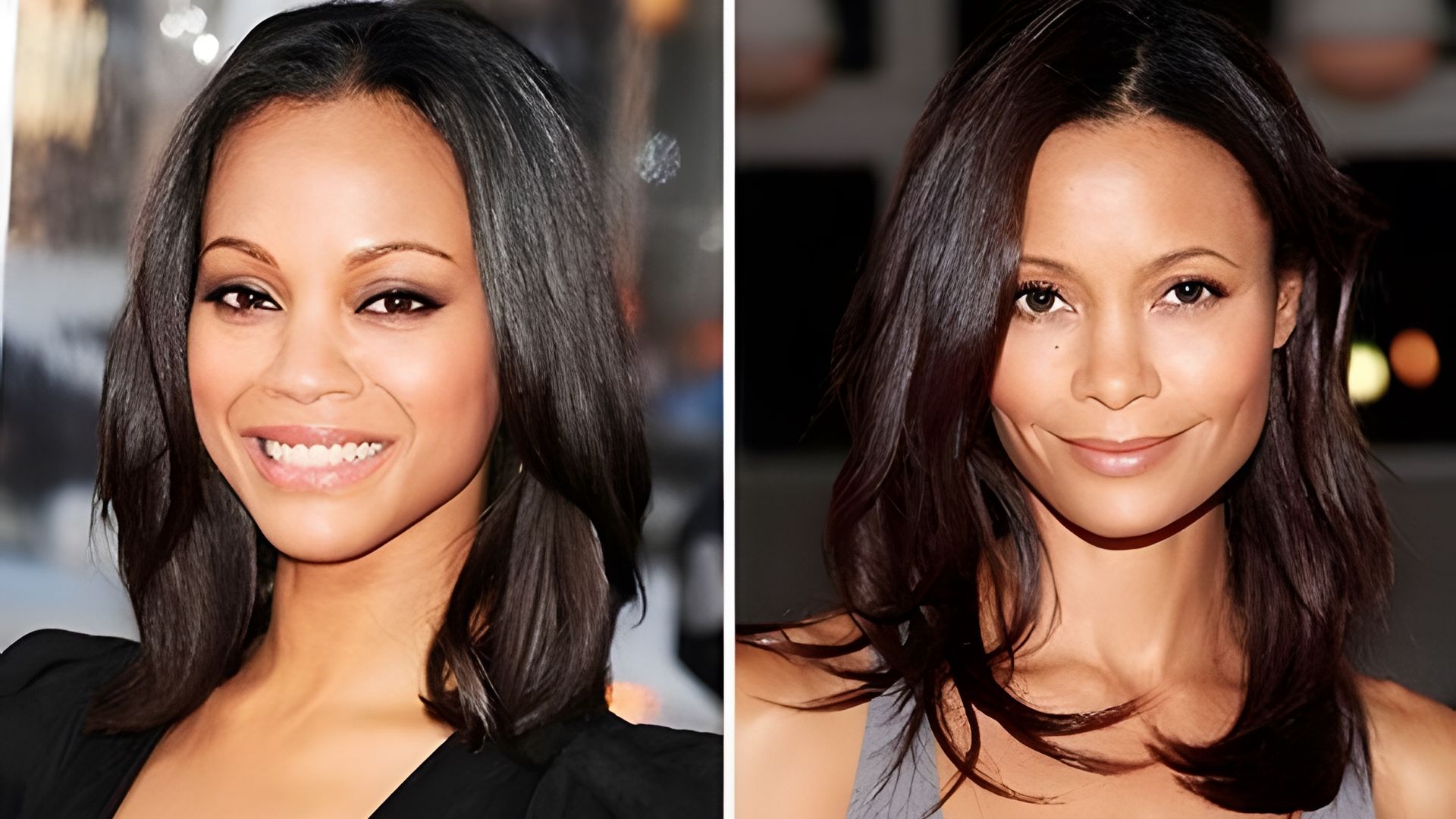 Thandie Newton e Zoe Saldana são muito parecidas