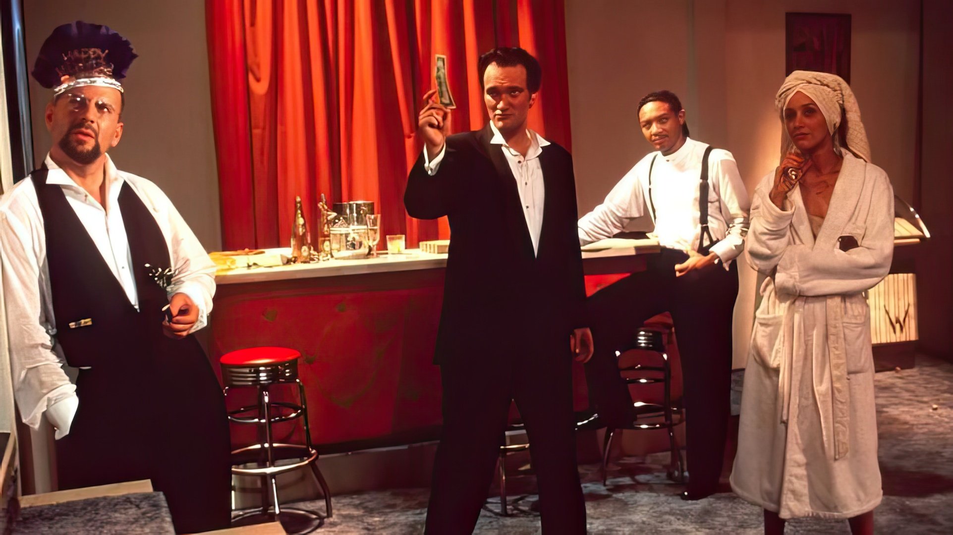 Uma cena do filme 'Four Rooms'