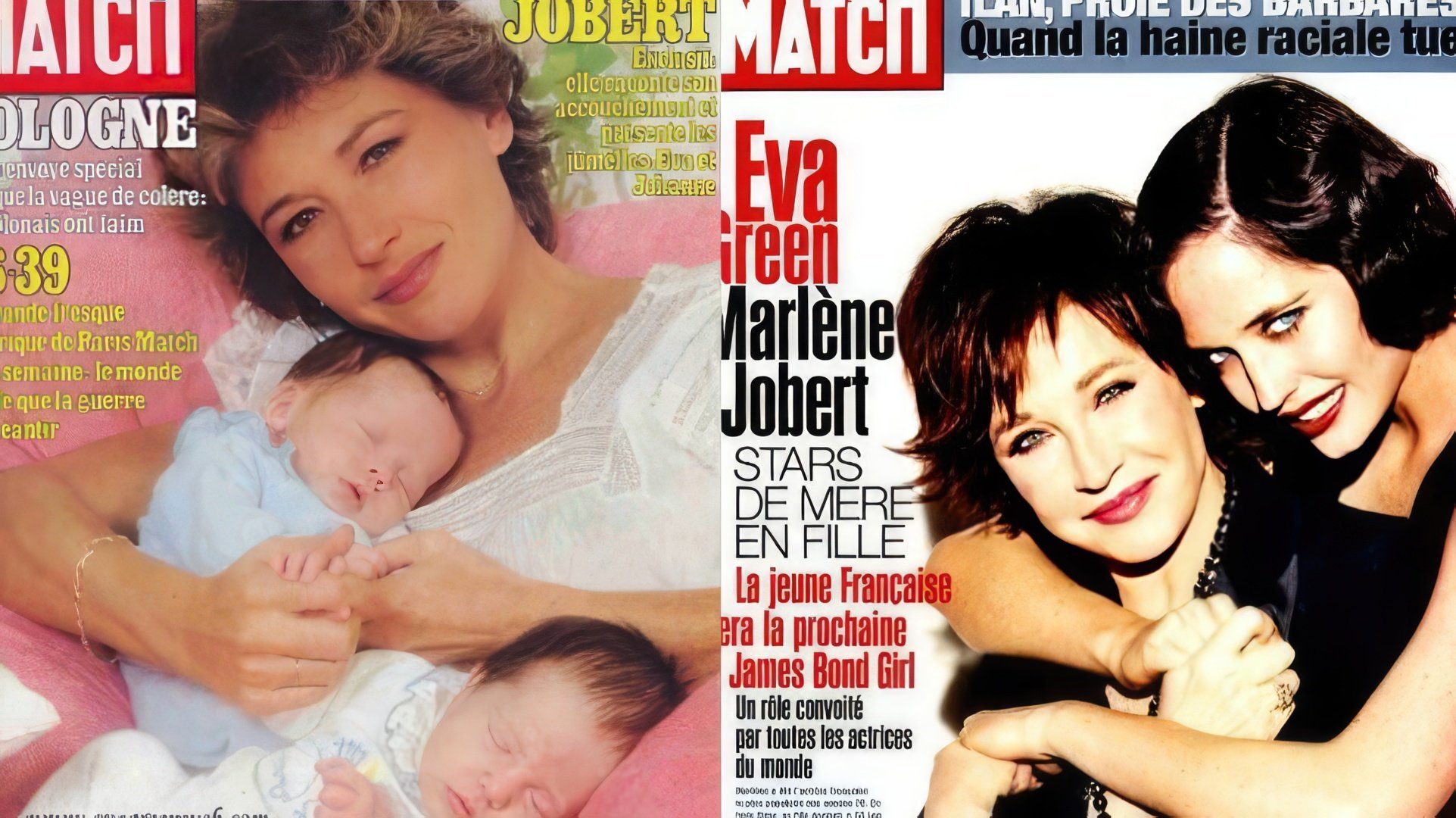 Eva Green apareceu duas vezes na capa da Paris Match com a mãe
