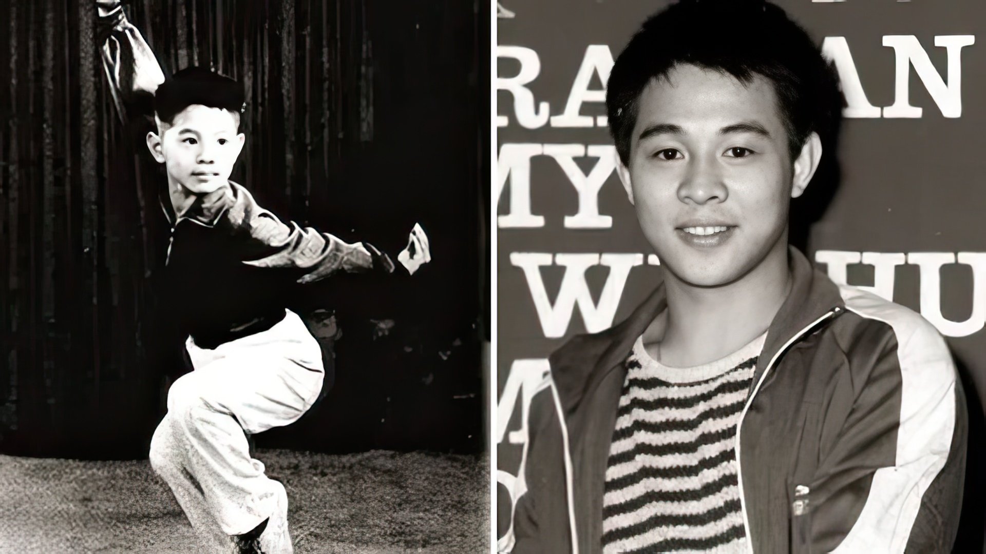 Jet Li na Infância e Juventude