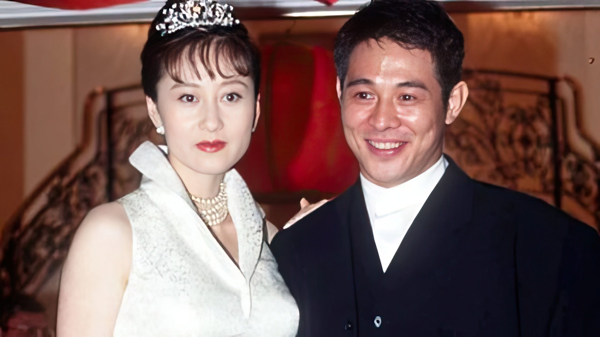 Jet Li com Huang Qiuyan