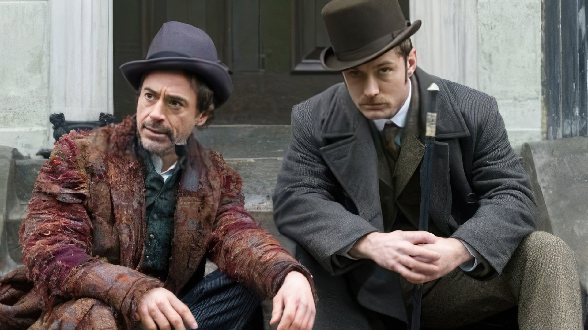 Robert Downey Jr. e Jude Law – mais um Holmes e Watson