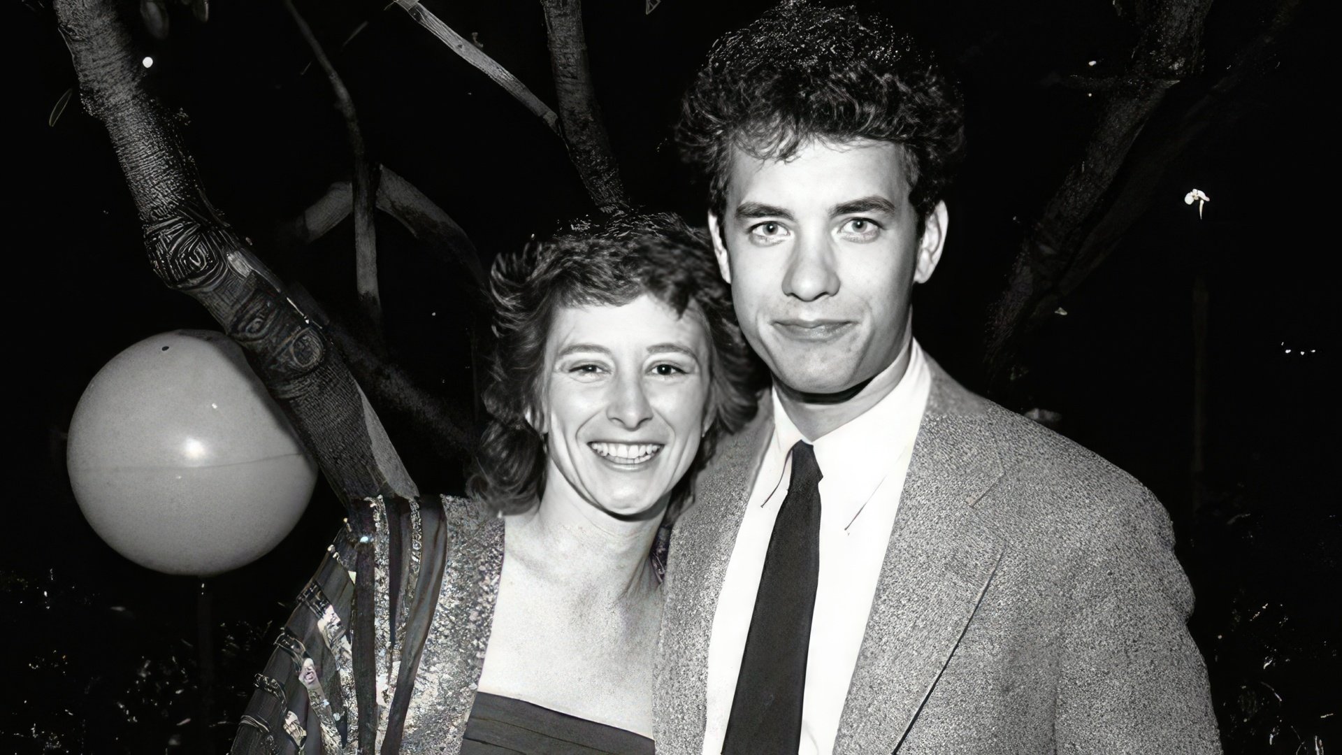 Tom Hanks com a sua primeira esposa Samantha Lewis