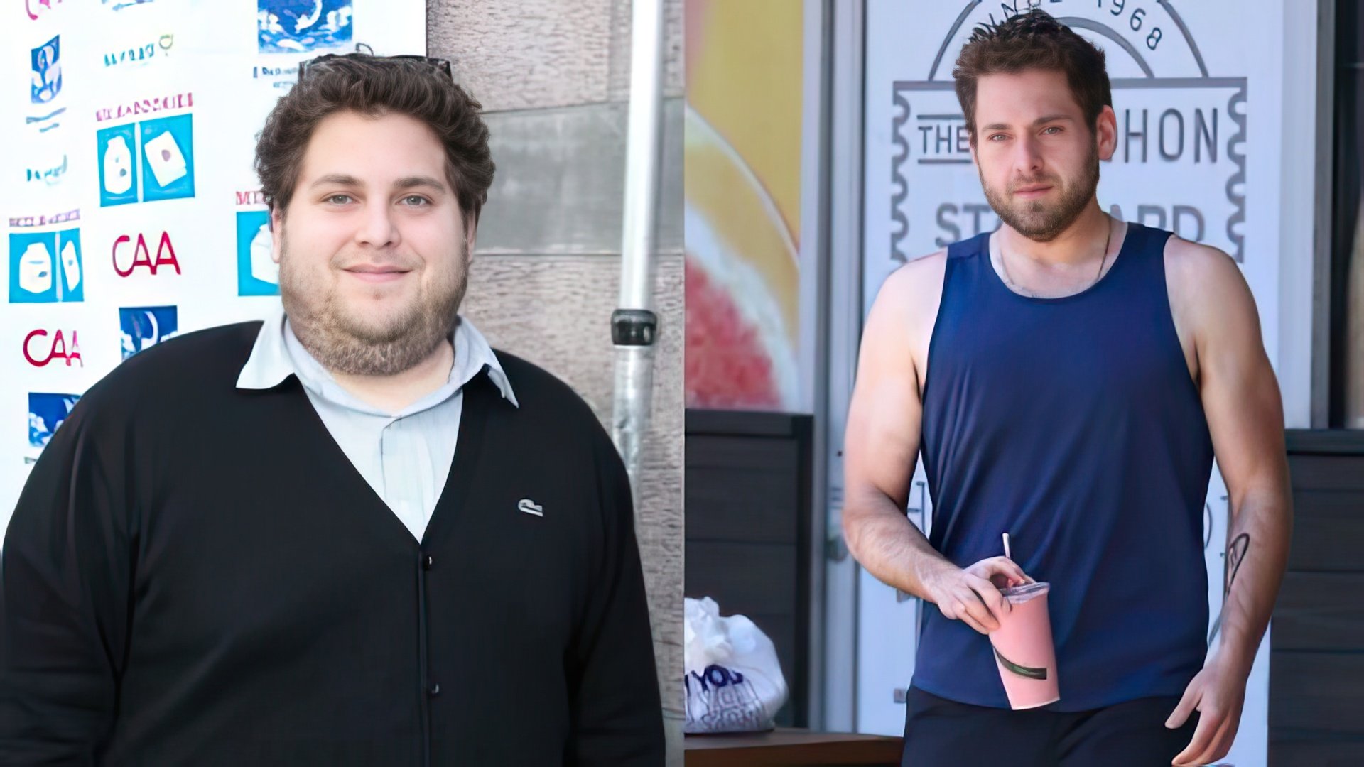Jonah Hill antes e depois de perder peso