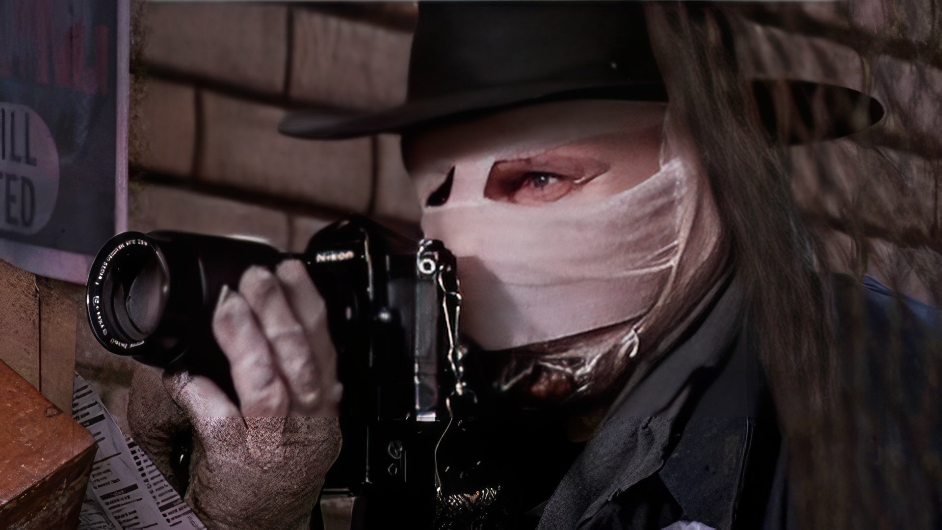 Liam Neeson no filme "Darkman"