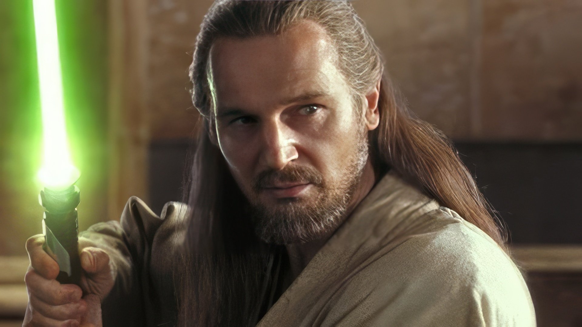 Liam Neeson na saga "Star Wars: Episode I – The Phantom Menace"