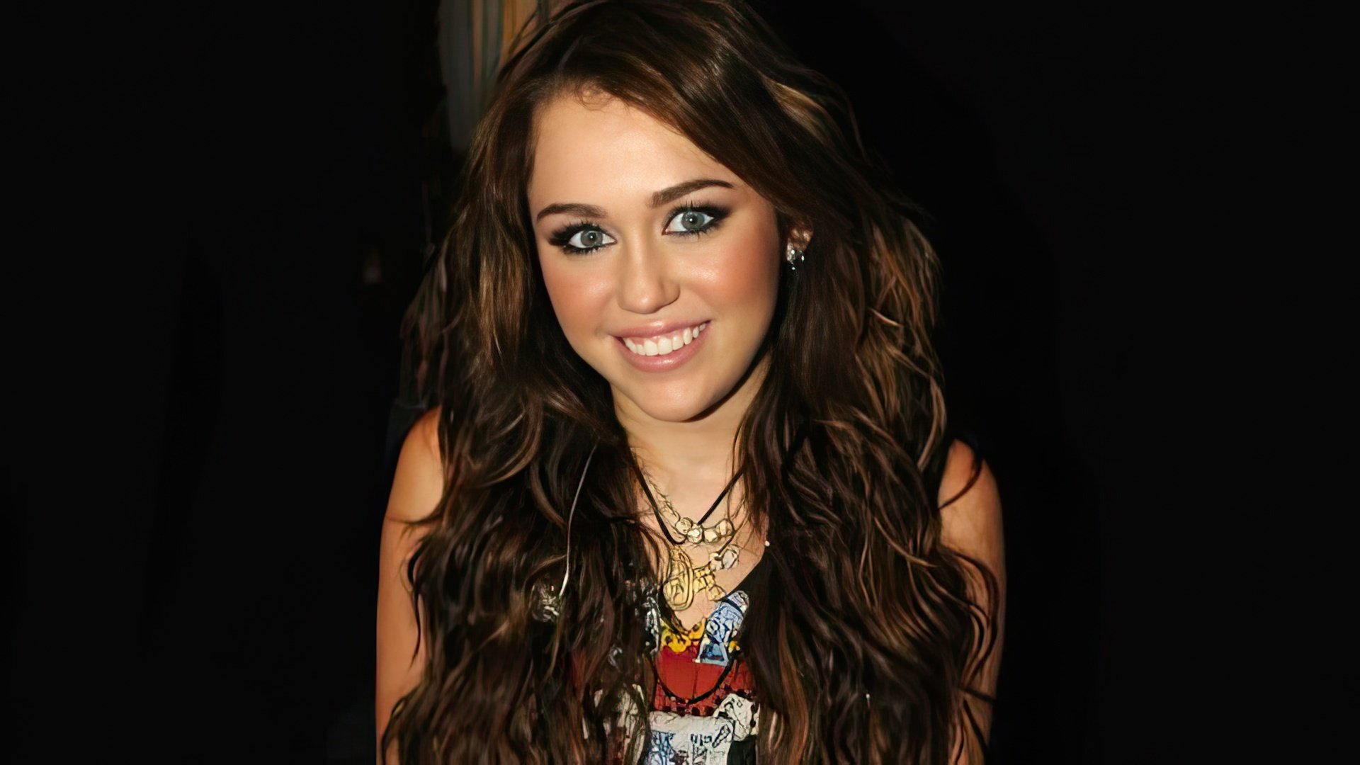 Miley Cyrus por volta de 2009