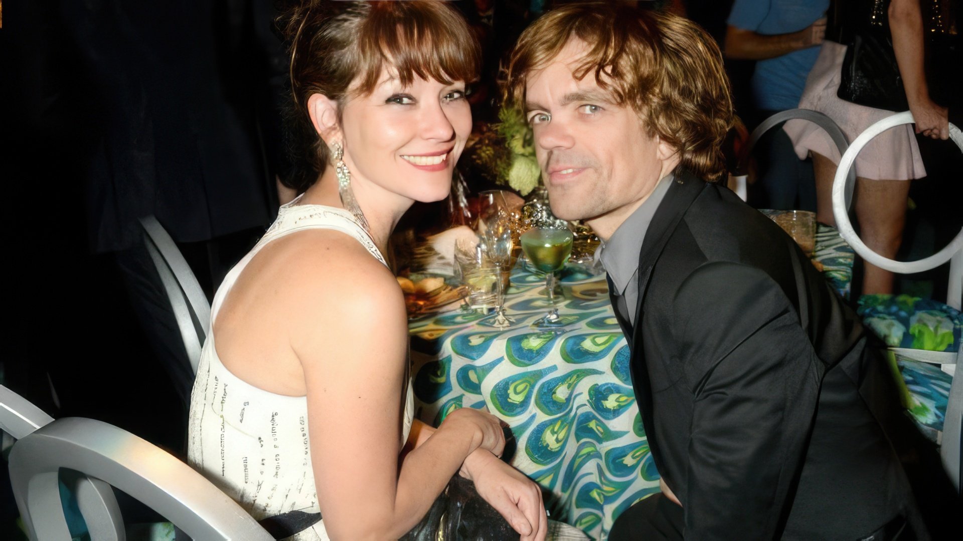 Peter Dinklage com a sua mulher