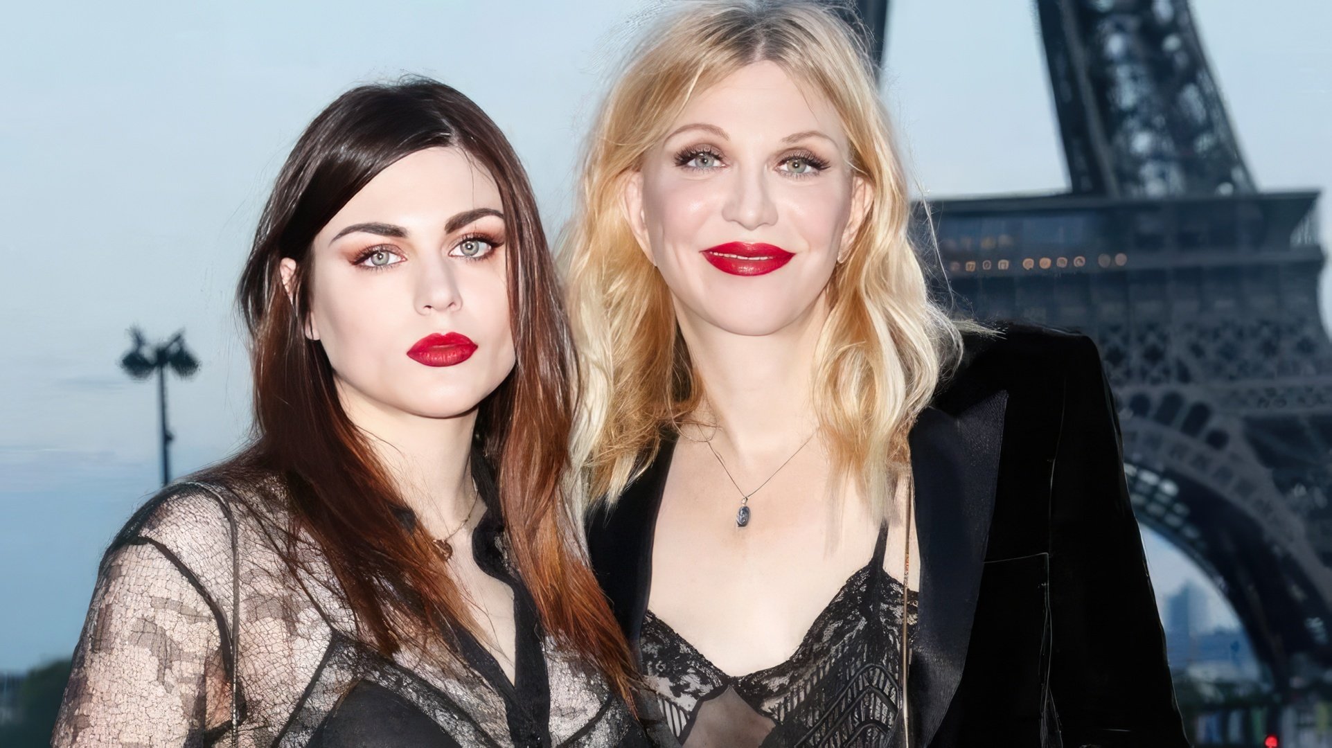 Courtney Love com a filha