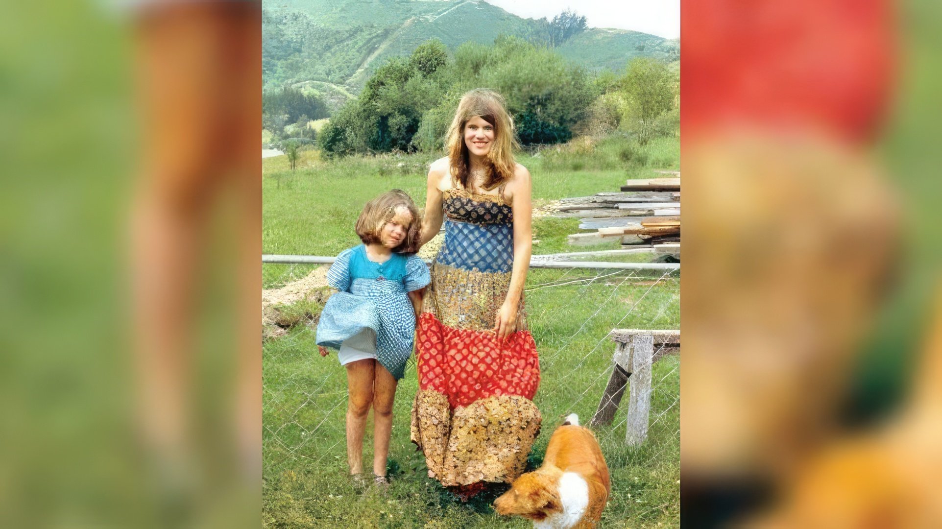 Courtney Love com a mãe, Linda Carroll
