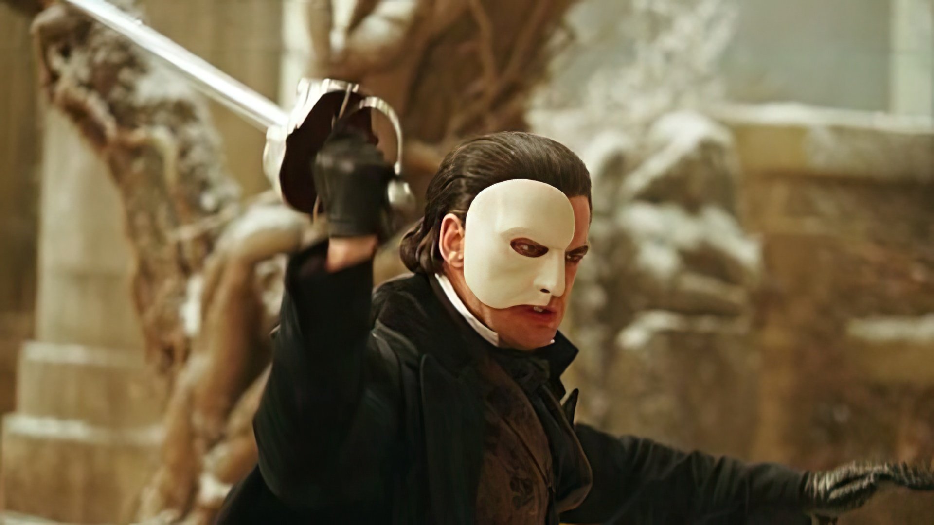 Gerard Butler em "The Phantom of the Opera"