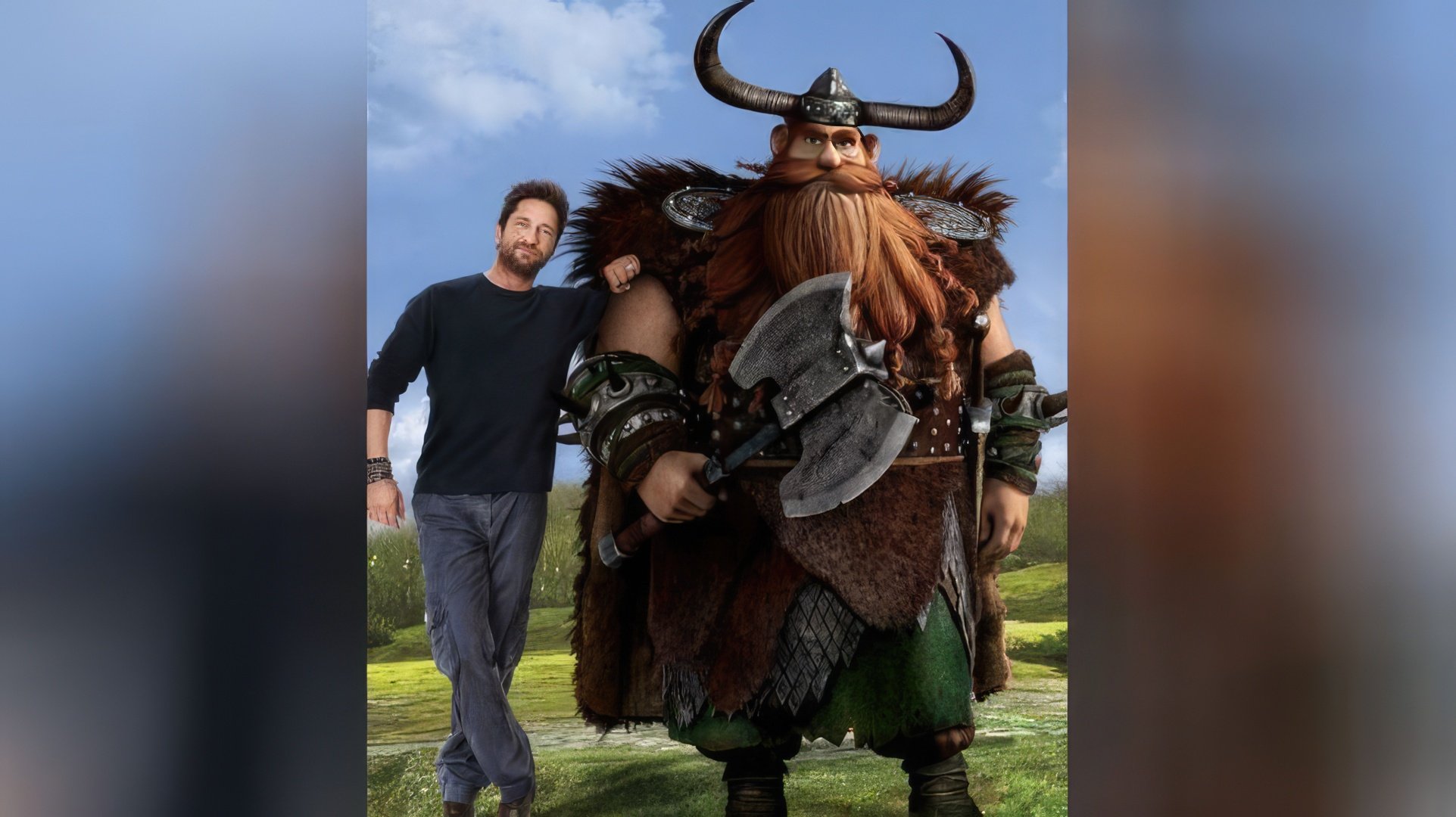 Gerard Butler deu voz à animação "How to Train Your Dragon: The Hidden World"