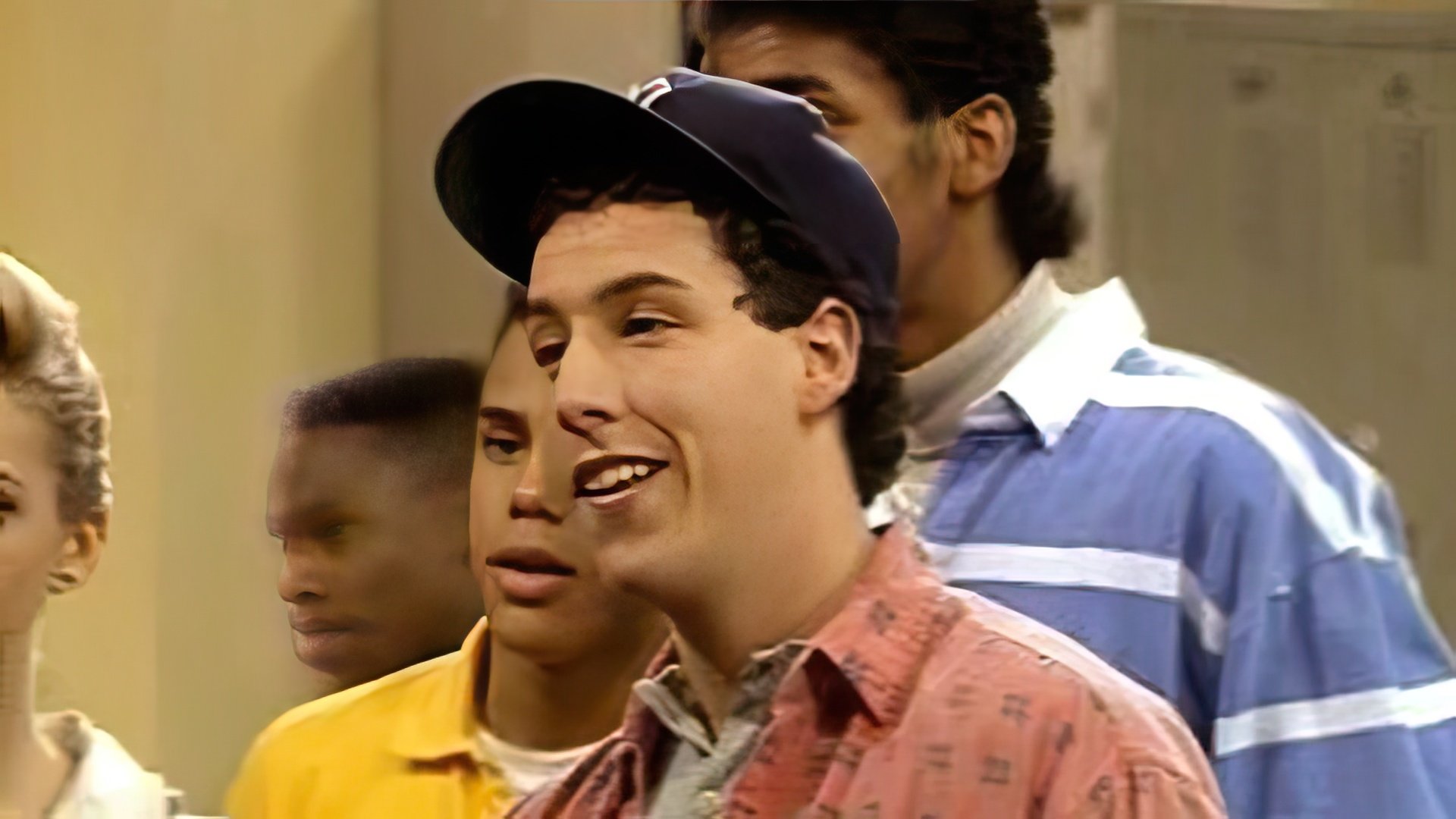 O jovem Adam Sandler em "The Cosby Show"