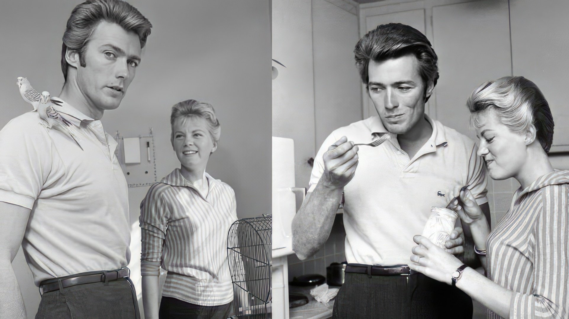 Clint Eastwood e a sua primeira mulher