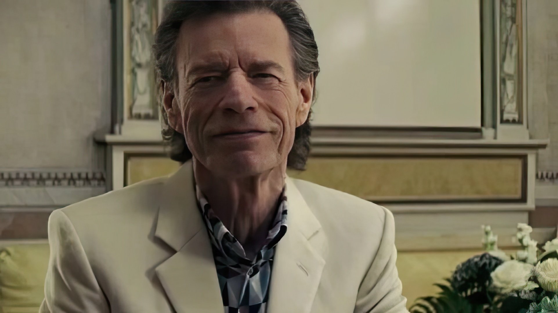 Mick Jagger no filme "The Burnt Orange Heresy"