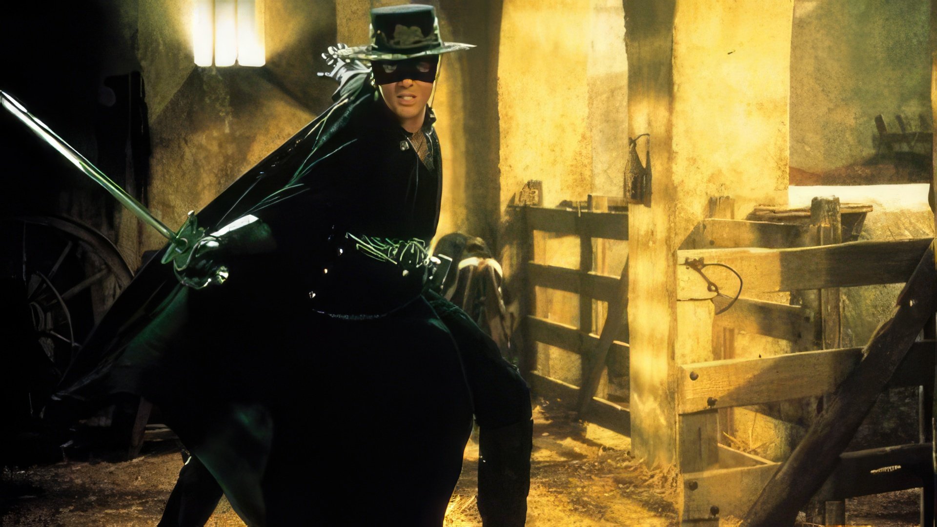 Antonio Banderas em "The Mask of Zorro"