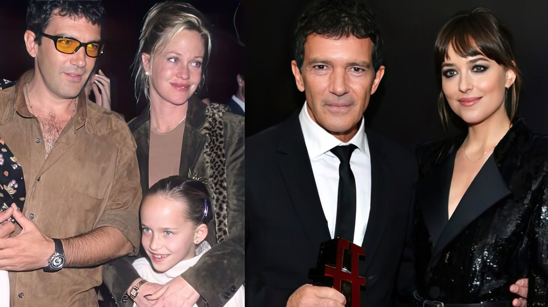 Antonio Banderas é padrasto de Dakota Johnson, estrela de "Fifty Shades of Grey"