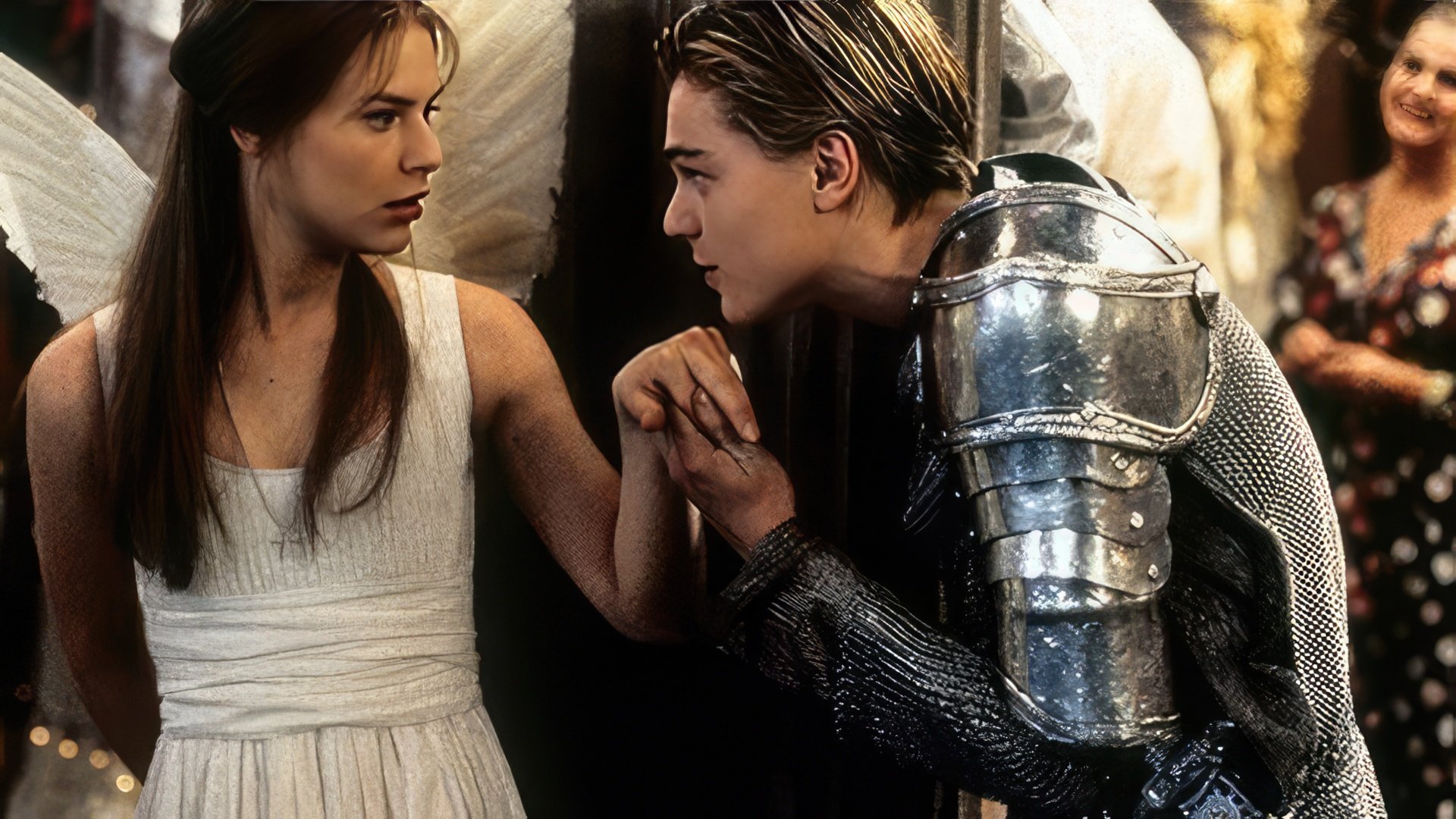Leonardo DiCaprio e Claire Danes em "Romeo+Juliet"