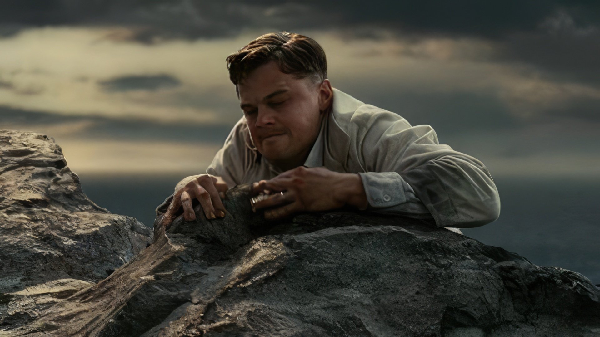 Leonardo DiCaprio no thriller "Shutter Island"