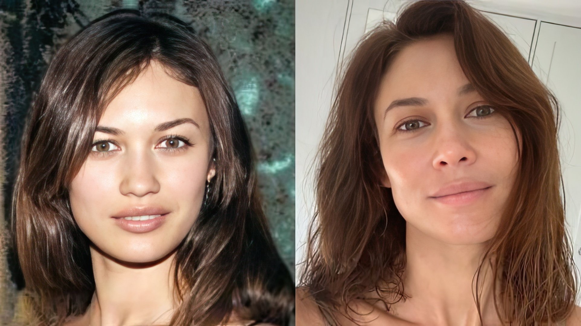 Olga Kurylenko na juventude e agora