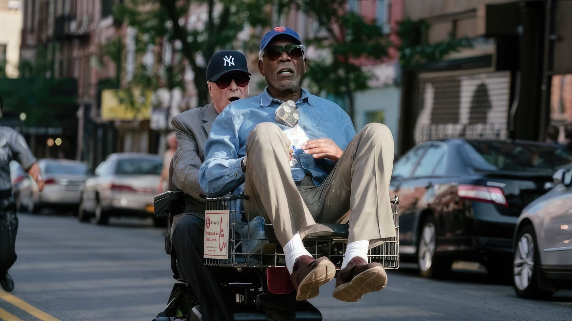 Uma cena do filme "Going in Style"