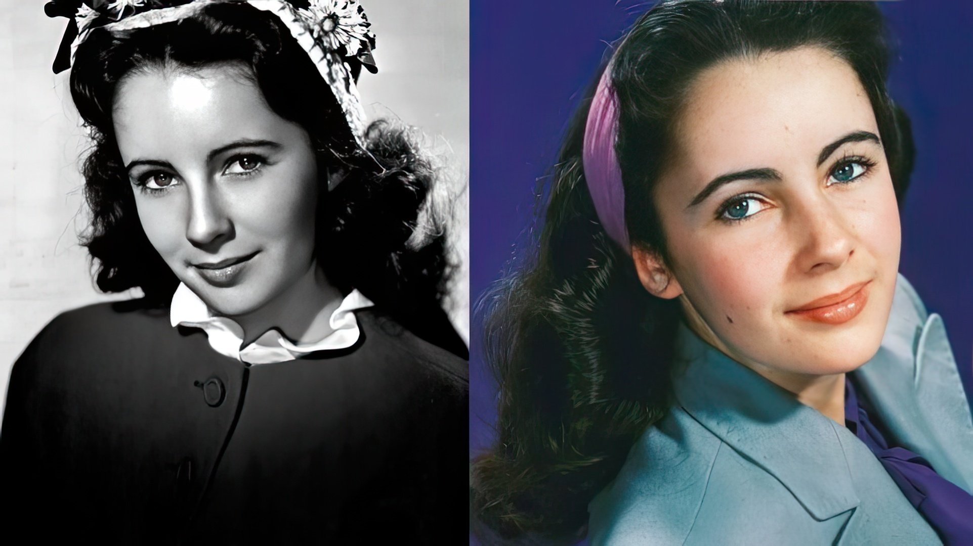 Elizabeth Taylor na sua juventude