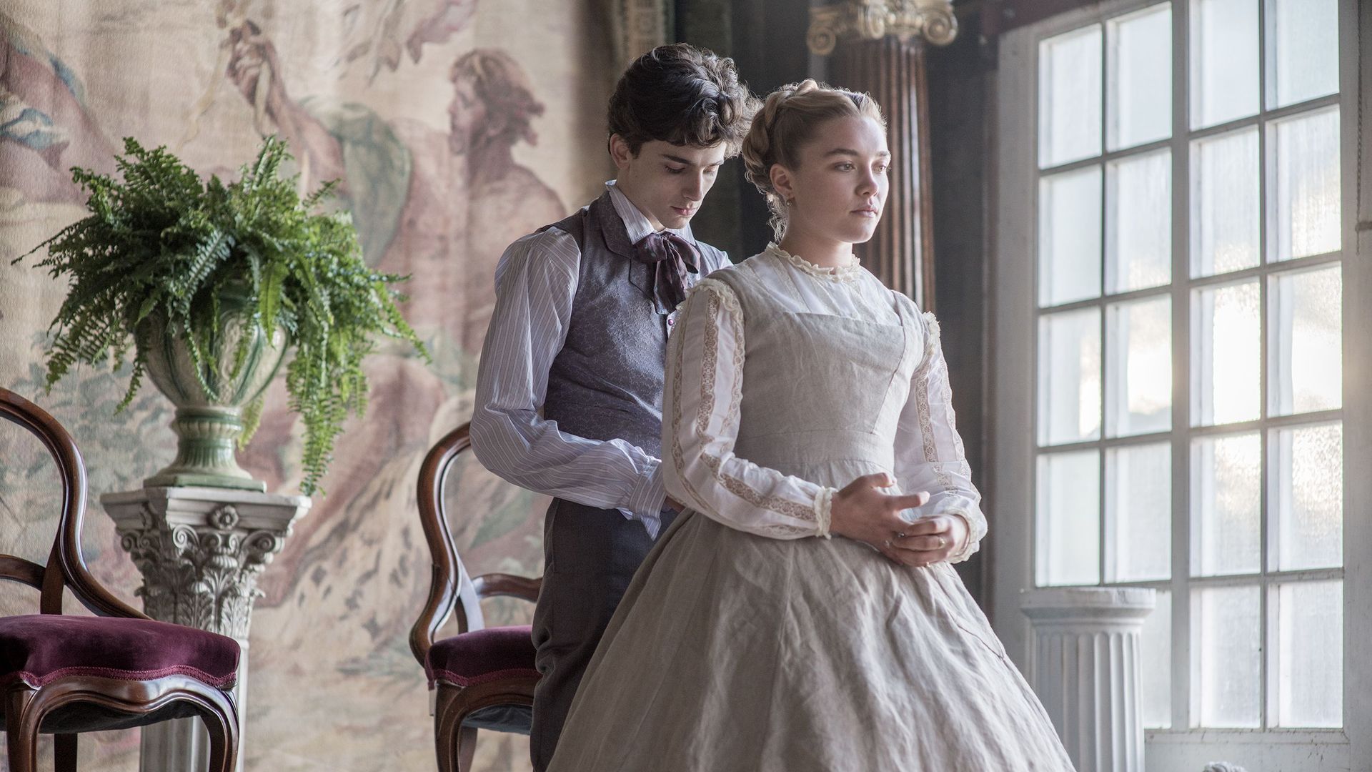 Uma cena da série Little Women