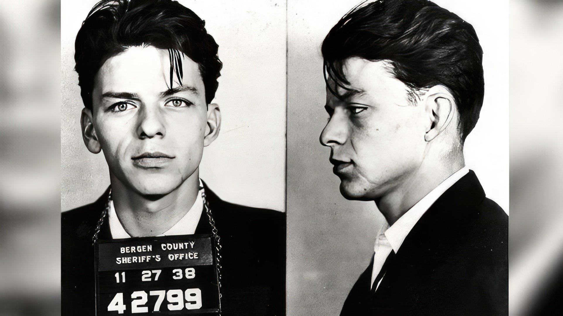 Frank Sinatra detido por ter uma relação com uma mulher casada (1938)