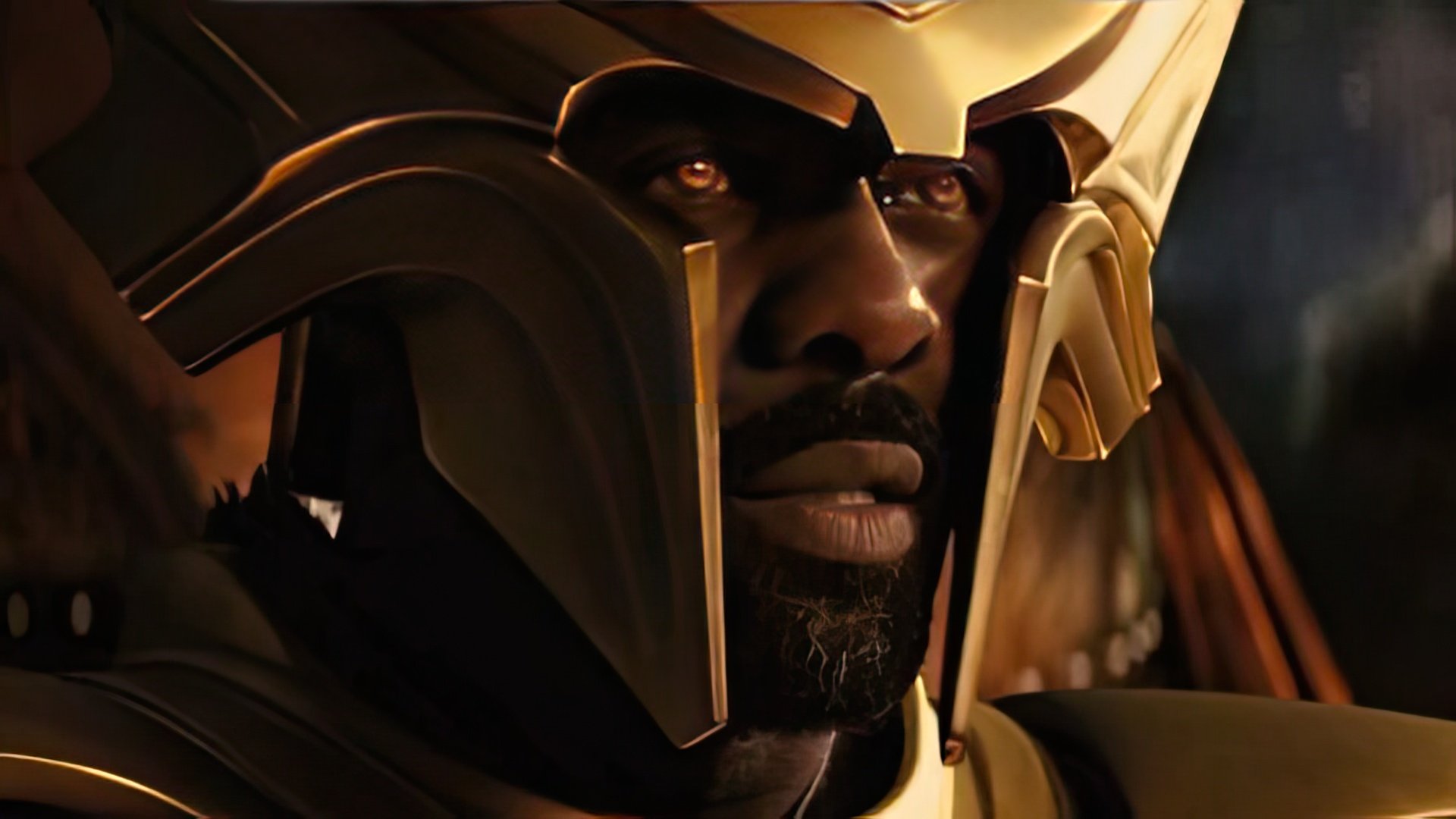 Idris Elba no filme "Thor"